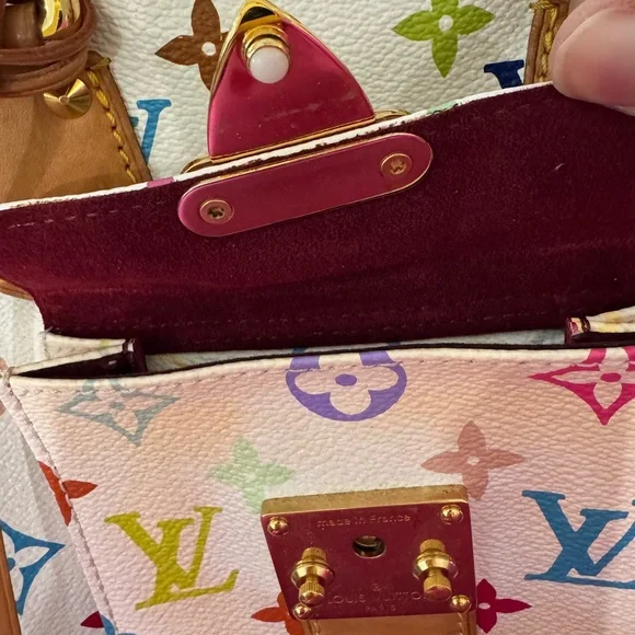 Authentic, Louis Vuitton Murakami White, Speedy - Picture 8 of 9